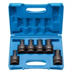 Grey Pneumatic 1" 6 Piece Hex Driver Metric Set. Fixed Price $281.52.