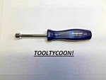 Snap-on Tools Usa New Blue Hard Grip 3/8 Sae 6PT Manual Nut Driver NDD112B. Fixed Price $54.95.