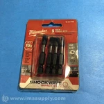 Milwaukee 48-32-4492 Pack Of 5 2" Power Bits 2643. Fixed Price $9.41.