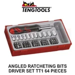 Teng Tools Piece Angled Ratcheting Bits Driver Set TTMDRT64. Fixed Price $91.30.