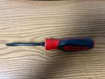 Snap - GSHD4 1/4 Flat Blade Screwdriver Red/gray Handle 9" Long LOC#8. Fixed Price $27.99.