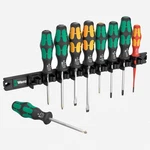 Wera 051012 9650 Magnetic Rail Kraftform Screwdriver Set, Pieces. Fixed Price $100.32.