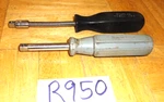 Snap-on Tools 2PC. 1/4 Dr. Vintage Black Handle Flex Driver, Gray. Fixed Price $70.00.