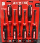 Craftsman 7 Piece Sae Screwdriver Nut Set CMHT65081. Fixed Price $29.27.