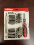 Hyper Tough 64-PIECE High-torque Ratcheting Screwdriver Set W/ Flexible Shaft. Fixed Price $29.95.