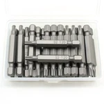 Tmax 25PC 2" T-20 Torx 6 Point Screwdriver Insert Bits Hex Shank, Security Slot. Fixed Price $22.97.