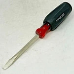Kipper Tools 1/4" Flat Head Tip Screwdriver (9" Handle) Square Shank Usa. Fixed Price $9.74.