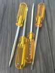 Xcelite S146 1/4" 6" Regular Square Blade Screwdriver, Amber Handle. Fixed Price $14.99.