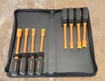 Westward 8 Piece 1000V Insulated Sae Nut Driver Set. Fixed Price $69.00.