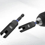 Workpro 2PC Power Wing Nut Driver Bit 1/4" Hex Shank Drill Socket. Fixed Price $12.99.