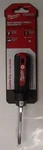 Milwaukee 48-22-2811 #1 Phillips 3 In. Cushion Grip Screwdriver. Fixed Price $6.50.