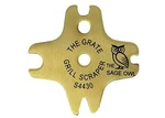 2 In 1 Grate Grill Scraper Brass By The Sage Owl. Fixed Price $10.23.