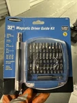 New 32 Piece Magnetic Driver Guide Kit, Phillips, Torx &. Fixed Price $16.00.