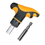 Panshiyon Handle DRIVER,1/4 Ratcheting Bit Yellow-black. Fixed Price $16.49.