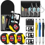12 Pcs Mini Screwdriver Tape Keychain Set Multitool Pen Card Father's Gifts B.... Fixed Price $23.36.