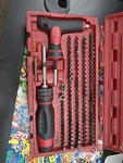 Mac Tools 123PC 1/4" Hex Bit Screwdriver Set SBDR123SA Spb-ca 364025. Fixed Price $169.00.