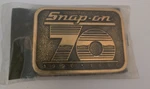 Snap-on 70TH Anniversary Brass Belt Buckle 1920 1990 Nos Usa. Fixed Price $12.00.