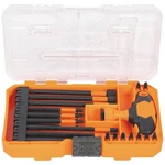 Klein Tools 33804 Proflex Impact-rated Ratcheting T-handle Bit Set 23PC. Fixed Price $40.00.