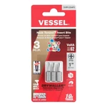 Vessel DWPH2254P3 - Drywaller Insert Bit PH2X25.4 3PC. (card) 1EA. Fixed Price $7.81.