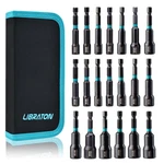 Libraton 20PCS Magnetic Nut Driver Set Impact Metric & Sae Multi-color. Fixed Price $43.99.