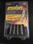 Speedout Damaged Screw Head Extractor 4 Pc. Set Case & Bolt Removal New. Fixed Price $9.74.
