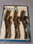 Brush Detail, NO.62616, New, 6PC.SET, Steel, Brass, Nylon. Fixed Price $15.00.
