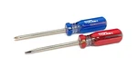 Pocket Screwdriver Set, Phillips/cross & Flat/slotted Blade, Length 4-3/8", New. Fixed Price $7.95.