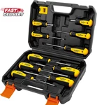 Horusdy 11-PIECE Magnetic Screwdriver Set With Case, 5 Phillips & Flat Head. Fixed Price $25.50.
