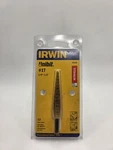 Irwin Unibit #1T Titanium Step Drill 1/8" To 1/2" - 13 Hole Sizes 15101. Fixed Price $21.99.
