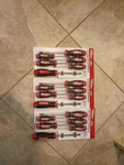 Of 3 Hyper Tough 6-PIECE Screwdriver Set Phillips & Slotted. Fixed Price $11.99.