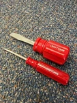 Craftsman 41760 Screwdrivers (2), Red Handles, Usa, Vg Condition. Fixed Price $14.00.