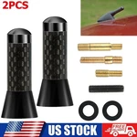 2PCS 1.4" Antenna Carbon Fiber Radio Short Am Fm Antena Kit Stubby W/ Screw. Fixed Price $10.44.