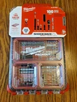 Milwaukee 100PC Shockwave Impact Driver Bit Set W/ Packout Box Combo #48-32-4082. Fixed Price $130.19.