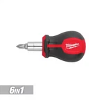 6-IN-1 Stubby Multi-bit Screwdriver. Fixed Price $12.96.