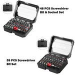 Arrow 59-PIECE 1/4" Screwdriver SET/48-PIECE Bit&socket. Fixed Price $44.99.