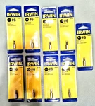 9-IRWIN 3053053 #6 ,spanner Insert Bit Bh. Fixed Price $27.50.