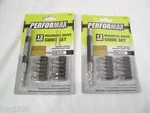 Two (2) New Performax 13 Pc Magnetic Driver Bit Set Phillips Square Slot. Fixed Price $20.90.
