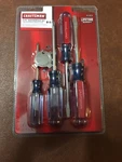 Craftsman 5 Piece Screwdriver Set 941809. Fixed Price $24.68.
