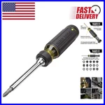 Klein 15-IN-1 Multi-bit Ratcheting Screwdriver With Comfort Grip Ultimate Tool. Fixed Price $44.64.