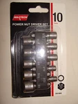 Maxtech 10 Piece Power Nut Driver Set New. Fixed Price $24.50.