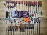 Lot Of 69 Vintage Craftsman Usa Screwdrivers Flat Phillips Torx Nut Etc. Fixed Price $210.00.