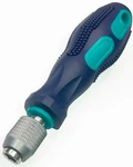 1/4" Bit Driver Handle, Inch Hex Quick Release Green + Blue. Fixed Price $11.98.
