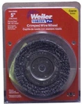 Weiler WEI36063 Vortec Pro Narrow Face Wire Wheel Brush, Round Hole, Carbon Stee. Fixed Price $44.48.