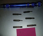 Kikkerland Magnetic Precision Multi-bit Screwdriver Set. Of The Blind Collection. Fixed Price $10.00.