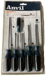 Anvil Screwdriver 8 Set (*missing 2 Pieces*). Fixed Price $10.98.