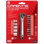 Carbyne 17 Piece Right Angle Offset Mini Ratchet Wrench Screwdriver, 1/4 Inch.... Fixed Price $34.98.