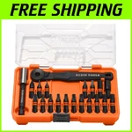 Klein Tools Slim Micro-ratchet Proflex Bit Set, 20-PIECE**. Fixed Price $43.91.