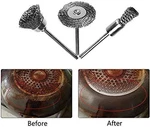 60 Pcs Wire Brushes Set Steel Wheels Pen Kit Accessories For Dremel Rotary Tool. Fixed Price $23.31.