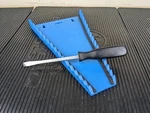 #BA976 Snap-on Tools 5/16" Flat Tip Screwdriver Black Handle Ssd 46 Slotted. Fixed Price $15.95.