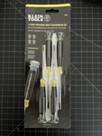 Klein Tools 85616 Precision Screwdriver Torx 4-PIECE Set T6H T8H T10H T15H. Fixed Price $13.99.